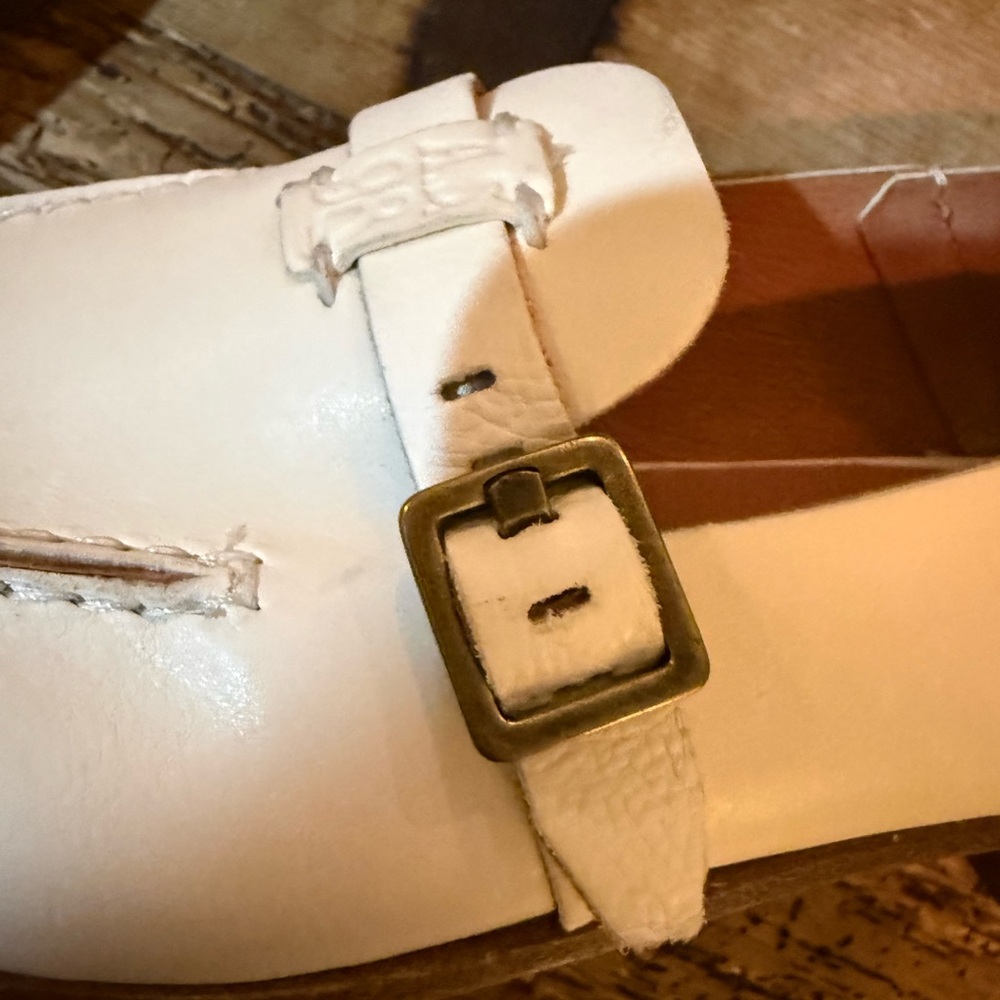 A.S. 98 White Leather Monk Strap Loafers – Size 40 - Picture 6 of 6
